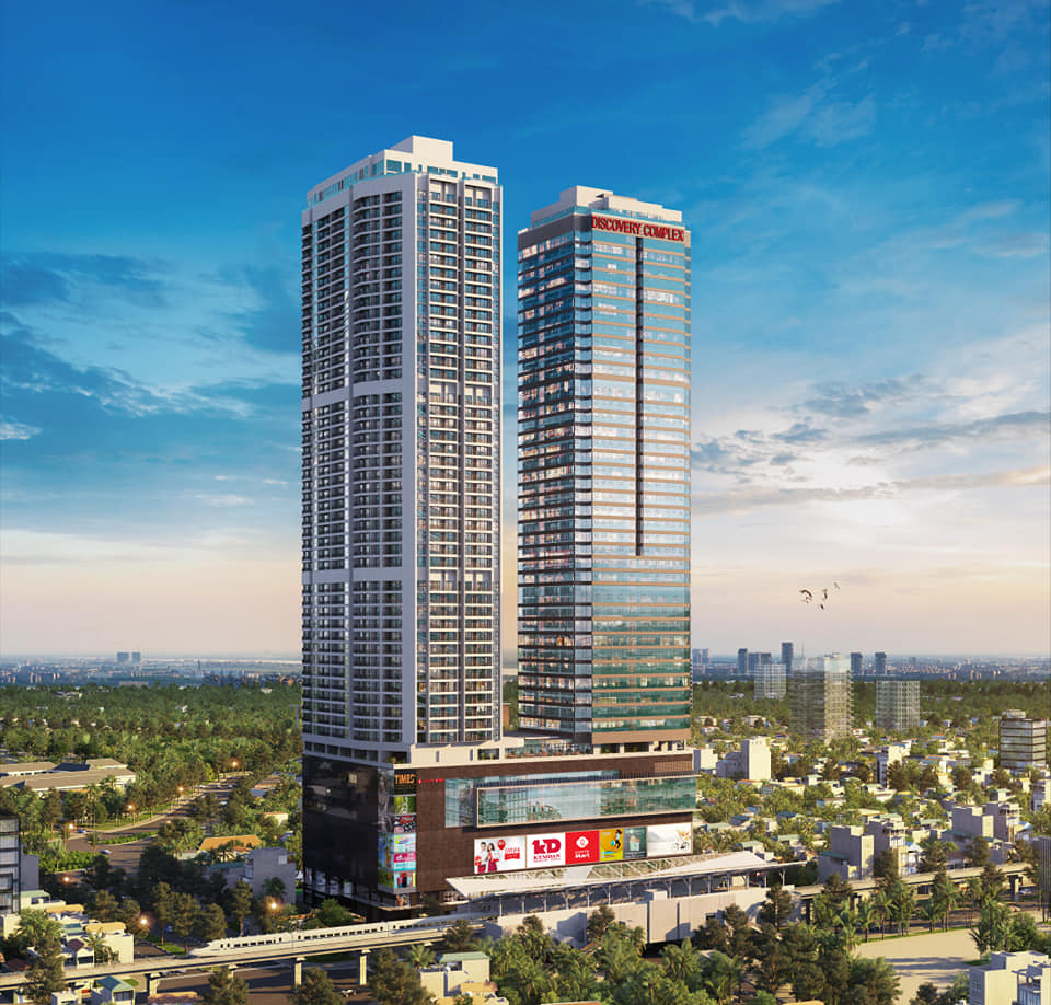 phối cảnh dự án discovery skyline 302 cầu giấy