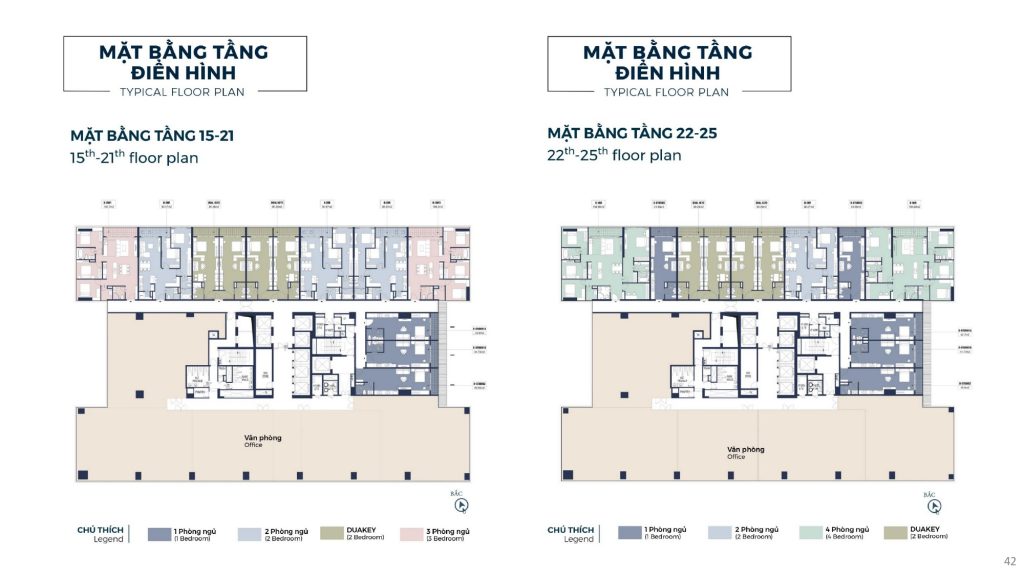 mặt bằng chung cư lancaster luminaire tầng 15-25