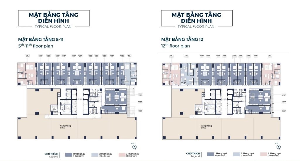 mặt bằng chung cư lancaster luminaire tầng 5-12