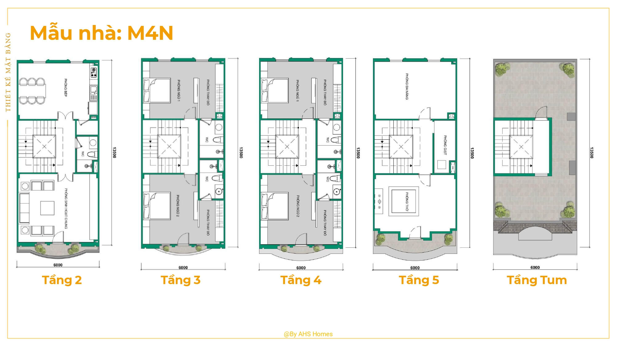 mặt bằng shophouse rue de charme 1 mặt tiền