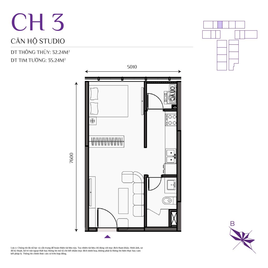 thiết kế căn hộ the ninety complex 90 đường láng