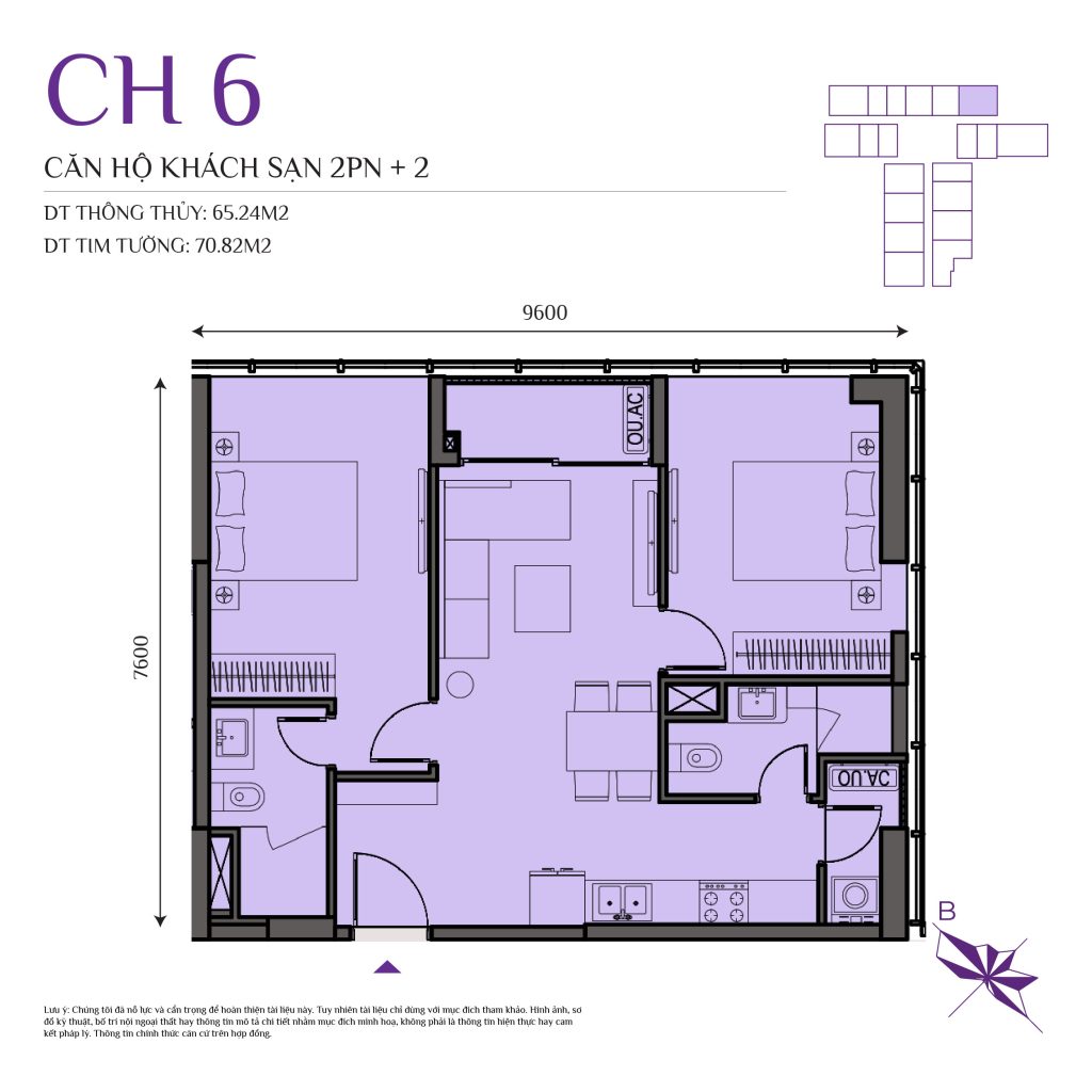 thiết kế căn hộ the ninety complex 90 đường láng